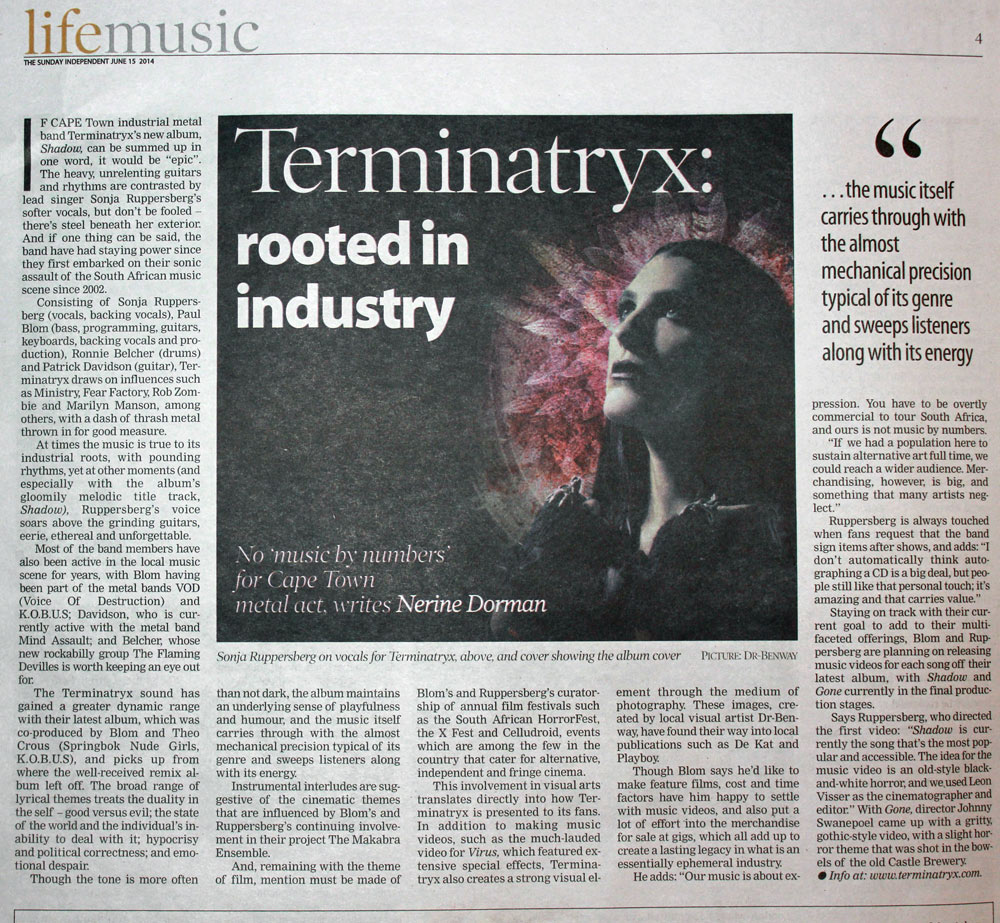 Terminaryx Sunday Independent
