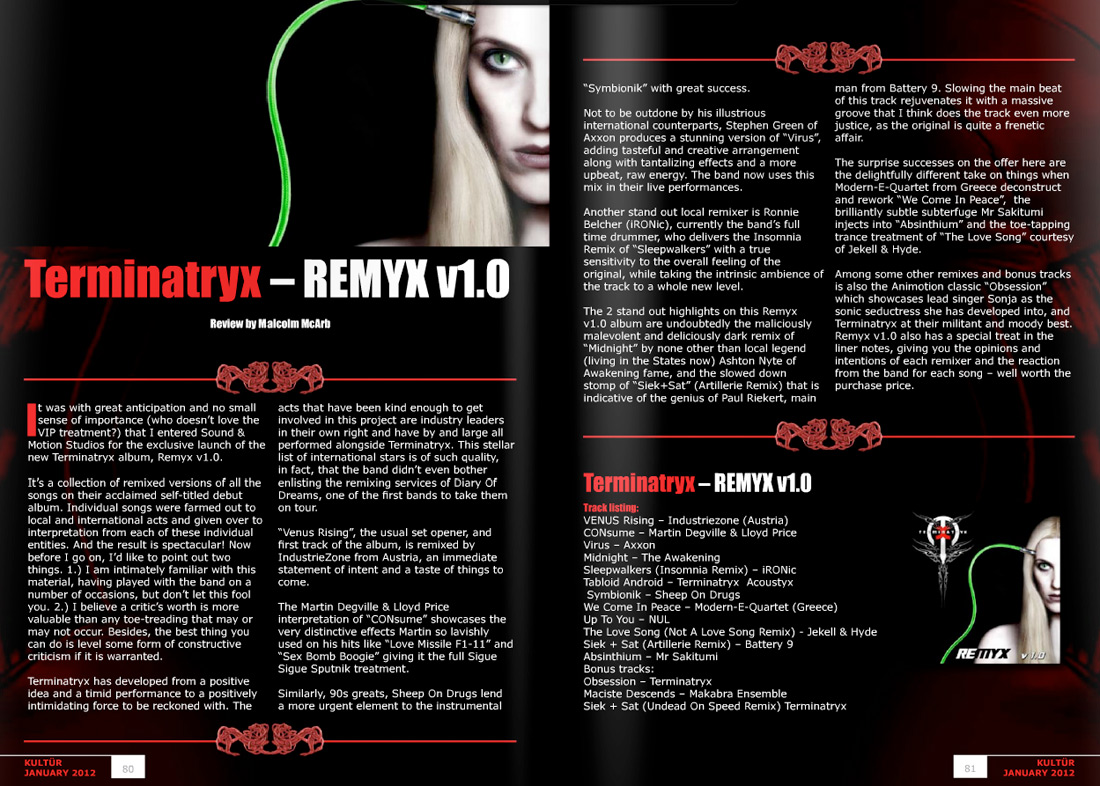 Terminatryx Remyx v1.0 review